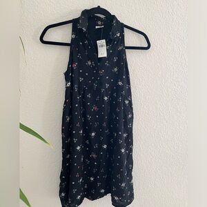 Girls Abercrombie floral sleeveless dress (10/12)